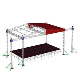 roof concert stage truss