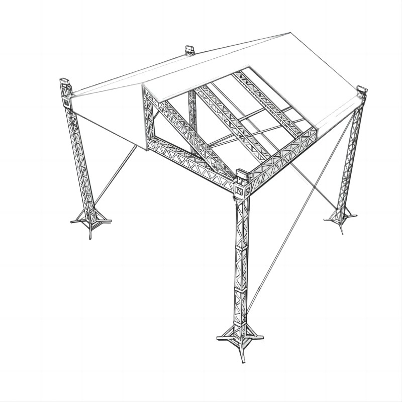 Lifting Tower Concert Trussing Roof