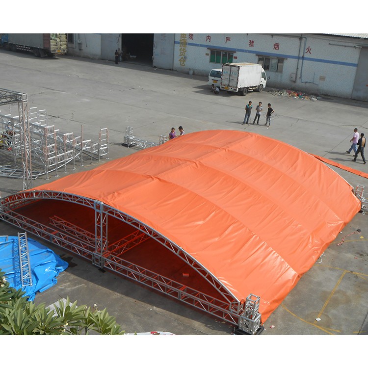 curve roof stage