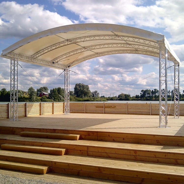 curve roof stage