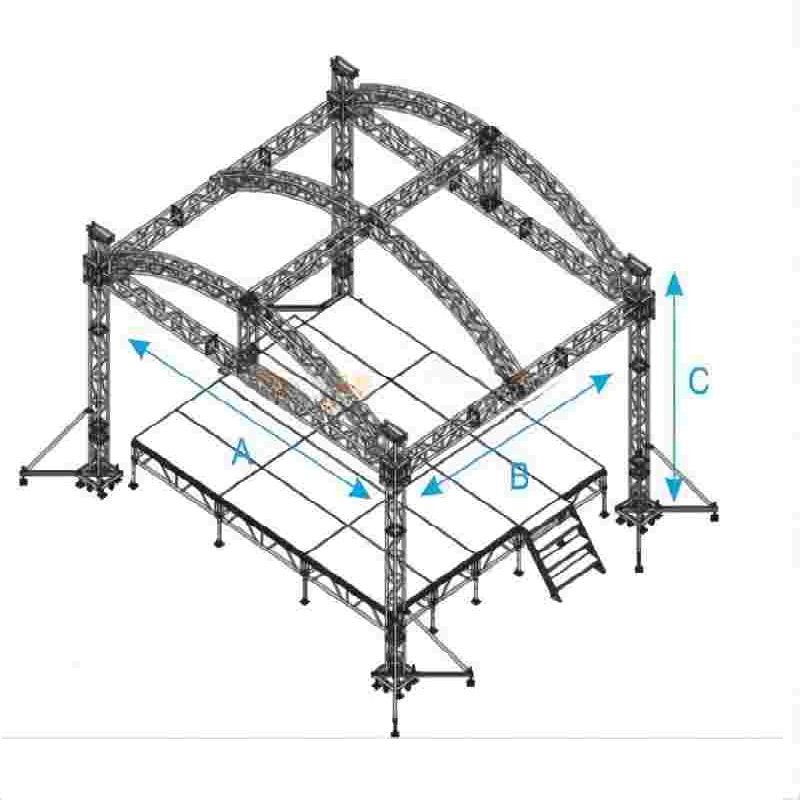 curve roof truss design