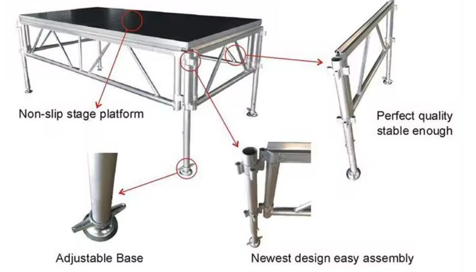 modular stage parts