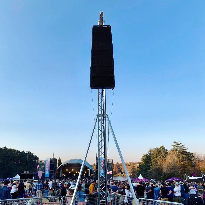 line array truss tower