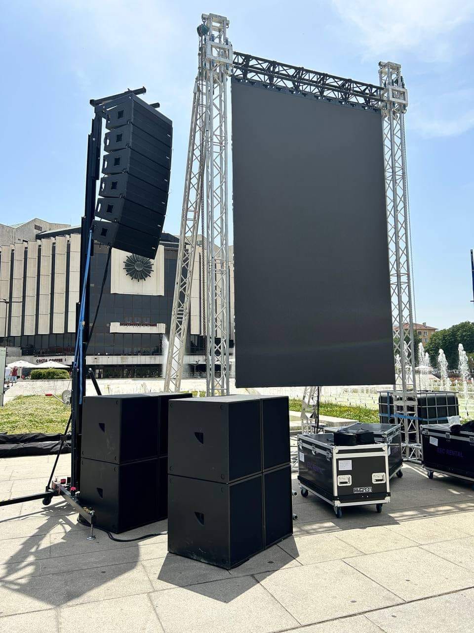 speaker led truss 