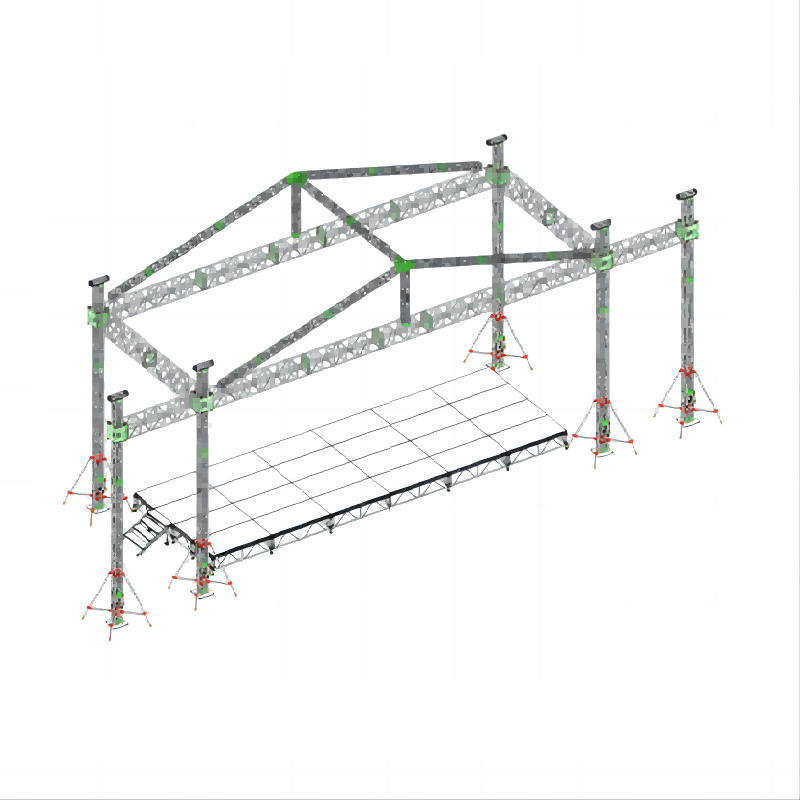 roof truss concert stage platform