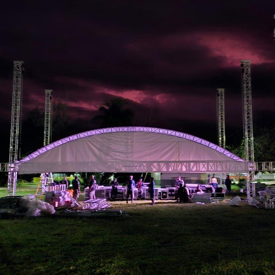 Curved Roof Stage Truss: A Customized and Portable Solution for Modern Staging